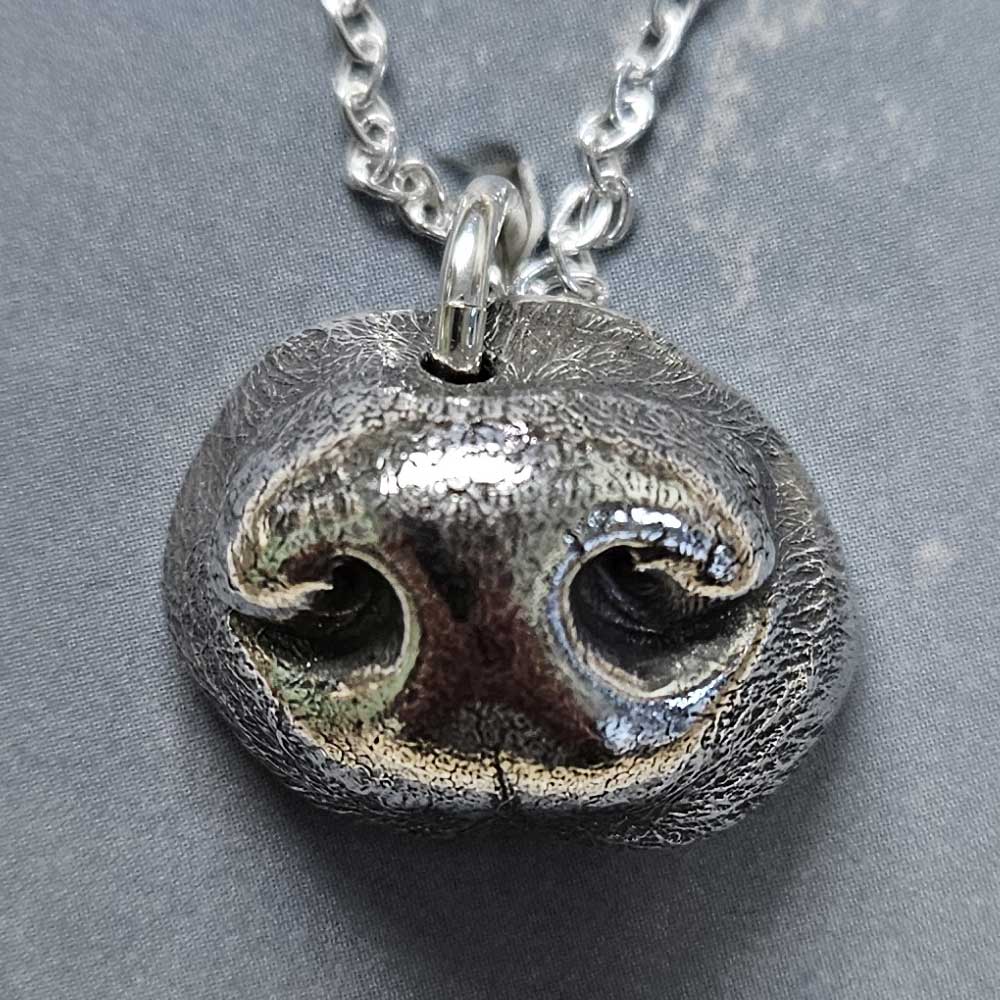 Nose Impression Pendant or Keychain