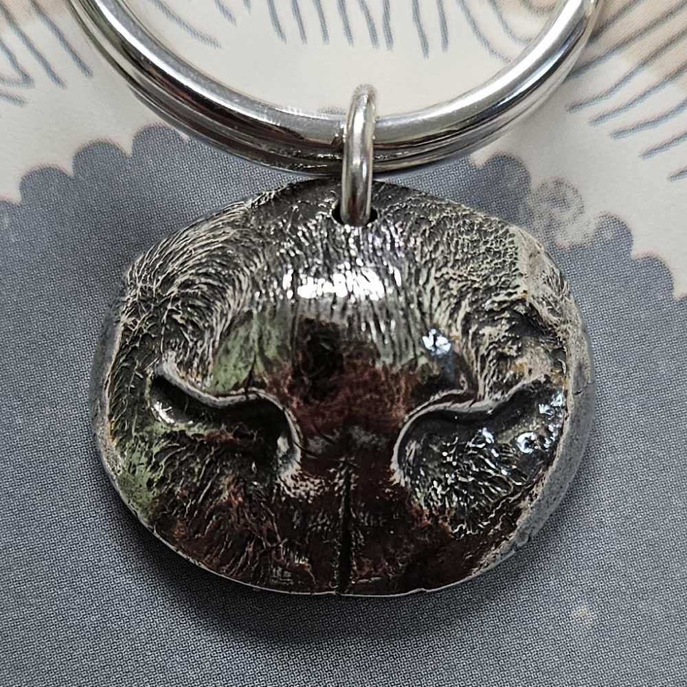 Nose Impression Pendant or Keychain